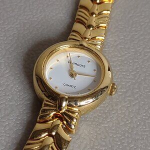 Untested Gold Tone Rumours Watch With White Dial